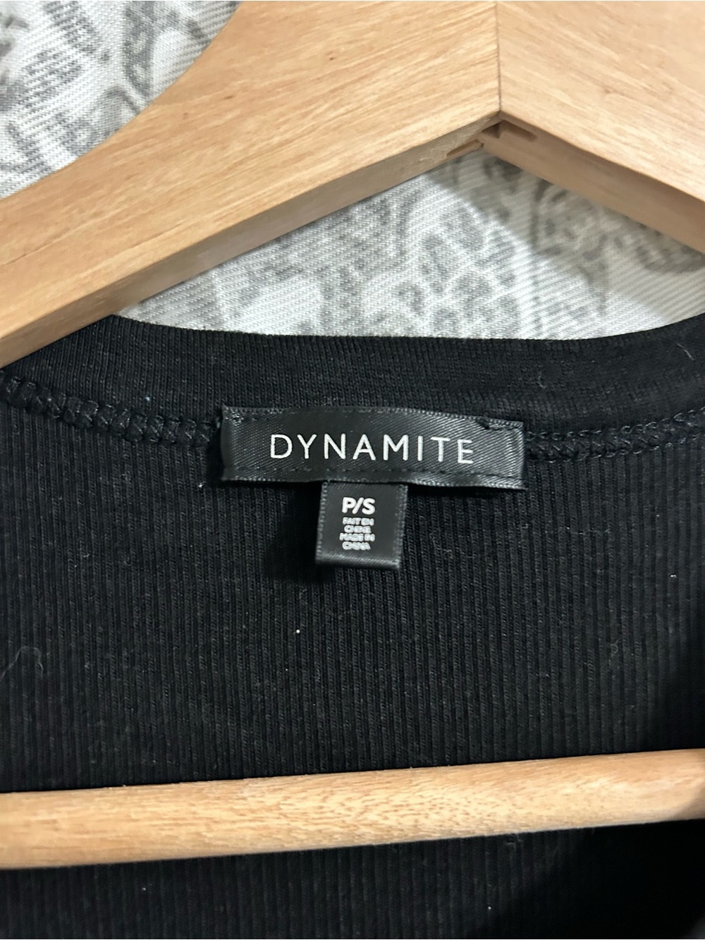 Black Ribbed Racerback Tank- Full Length - Picture 3 of 3